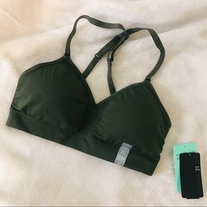 Forever 21 Army Green Sports Bra